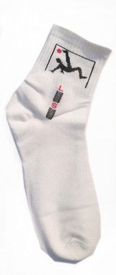 poksi Men Printed Mid-Calf/Crew(Pack of 2)