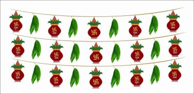 STICKER STUDIO 91 cm DIWALI TORAN Self Adhesive Sticker(Pack of 3)