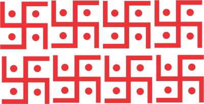 DreamKraft 12 cm SATIA Self Adhesive Sticker(Pack of 8)