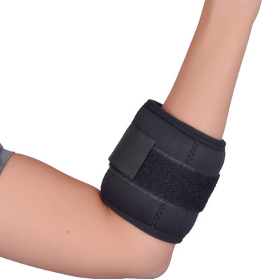 Orthtex Premium Elbow Support Elbow Support(Black)