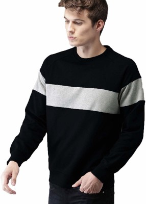 Leotude Full Sleeve Color Block Men Sweatshirt