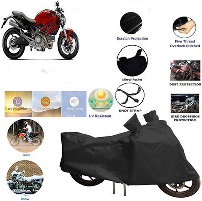 QualityBeast Two Wheeler Cover for Ducati(Monster 795, Black)