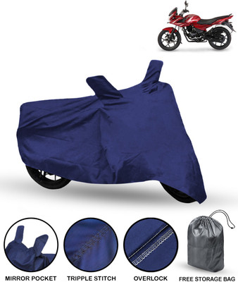 Richiee Two Wheeler Cover for Bajaj(Discover 150 f, Blue)