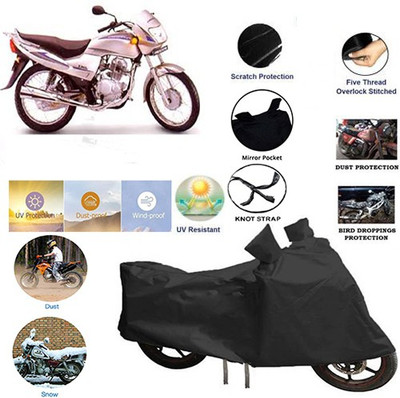 QualityBeast Two Wheeler Cover for LML(Black)