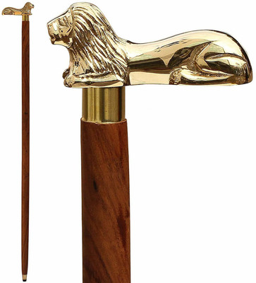 Moycraft Vintage Brass Lion Walking Stick