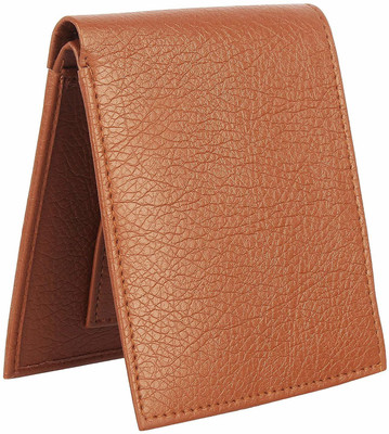 sskk Men Tan Artificial Leather Wallet(5 Card Slots)
