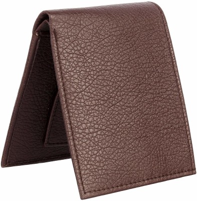 sskk Men Brown Artificial Leather Wallet(5 Card Slots)