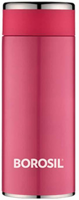 BOROSIL Hydra TRAVELSMART -260 260 ml Water Bottle(Set of 1, Pink)