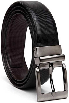 new pine Men Casual, Formal, Party, Evening Black, Brown Artificial Leather Reversible Belt