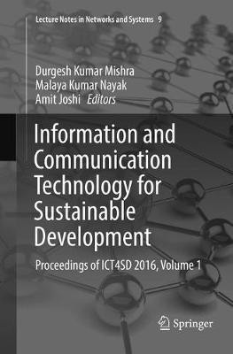 Information and Communication Technology for Sustainable Development(English, Paperback, unknown)
