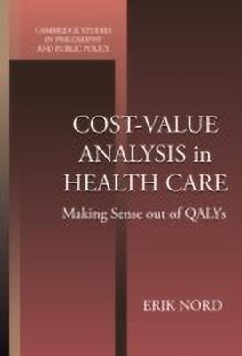 Cost-Value Analysis in Health Care(English, Hardcover, Nord Erik)