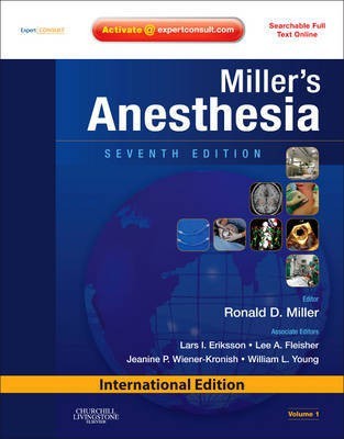 Miller's Anesthesia International Edition 2 Volume Set(English, Hardcover, MD, MS Miller Ronald D.)