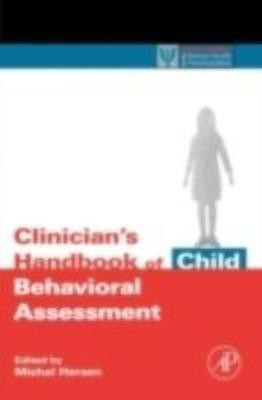 Clinician's Handbook of Child Behavioral Assessment(English, Paperback, unknown)