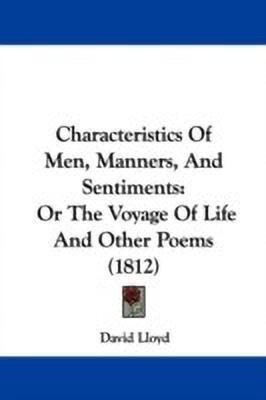 Characteristics Of Men, Manners, And Sentiments(English, Paperback, Lloyd David)