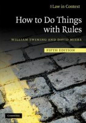 How to Do Things with Rules(English, Paperback, Twining William)