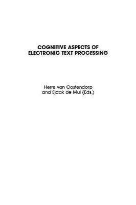 Cognitive Aspects of Electronic Text Processing(English, Paperback, van Oostendorp Herre)
