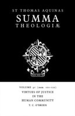 Summa Theologiae: Volume 41, Virtues of Justice in the Human Community(English, Paperback, Aquinas Thomas)