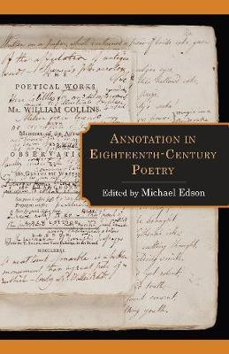Annotation in Eighteenth-Century Poetry(English, Hardcover, unknown)