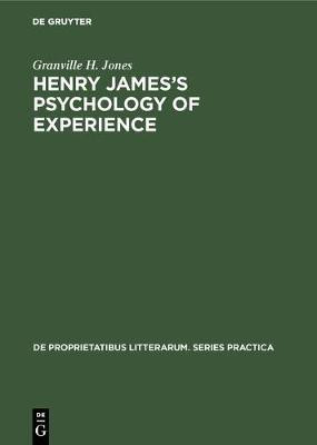 Henry James's Psychology of Experience(English, Electronic book text, Jones Granville H.)