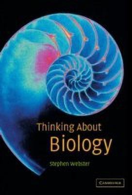 Thinking about Biology(English, Hardcover, Webster Stephen)