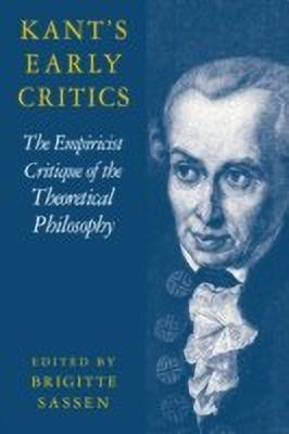 Kant's Early Critics(English, Paperback, unknown)