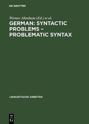 German: Syntactic Problems - Problematic Syntax(English, Electronic book text, unknown)