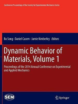 Dynamic Behavior of Materials, Volume 1(English, Paperback, unknown)