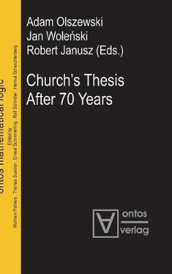 Church's Thesis After 70 Years(English, Hardcover, unknown)