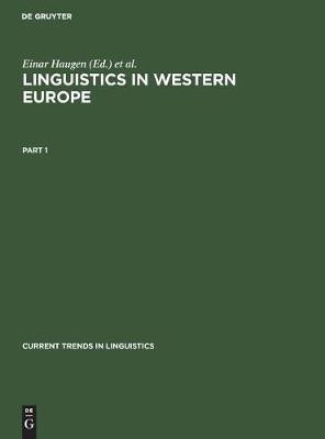 Linguistics in Western Europe. Part 1(English, Hardcover, unknown)