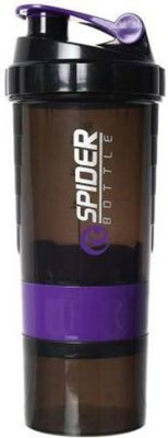 KITCHEN INDIA 500 ml Plastic Shaker(Pack of 1, Purple)