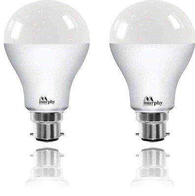 MURPHY 12 W Basic Standard B22 LED Bulb(White, Pack of 2)