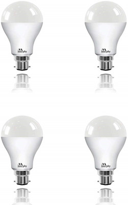 MURPHY 12 W Basic Standard B22 LED Bulb(White, Pack of 4)