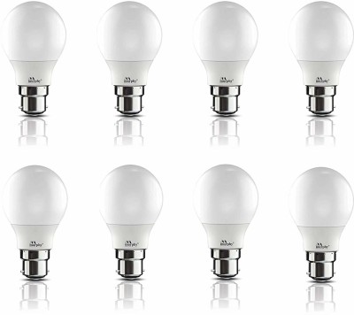 MURPHY 5 W Standard B22 LED Bulb(White, Pack of 8)