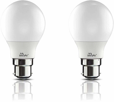 MURPHY 3 W Basic Globe B22 LED Bulb(White, Pack of 2)