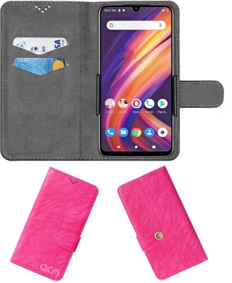 ACM Flip Cover for Lenovo A6 Note(Pink, Cases with Holder, Pack of: 1)