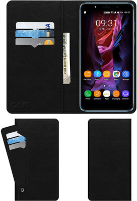 ACM Flip Cover for Kekai Blaze Gio(Black, Cases with Holder, Pack of: 1)