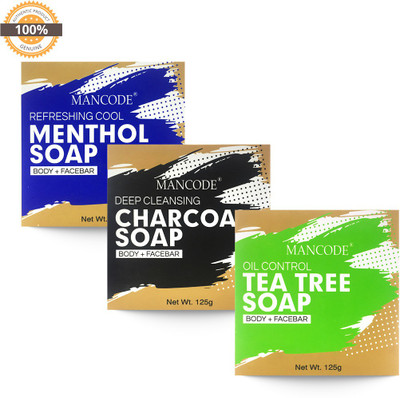 MANCODE REFRESHING COOL SOAP(3 Items in the set)