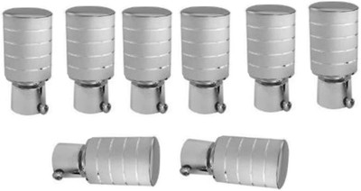 GROWNIX Silver Rod Rail Bracket Metal(Pack of 8)