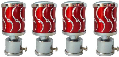 GROWNIX Red Rod Rail Bracket Metal(Pack of 4)