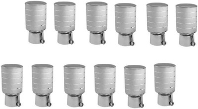 GROWNIX Silver Rod Rail Bracket Metal(Pack of 12)
