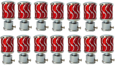 GROWNIX Red Rod Rail Bracket Metal(Pack of 14)