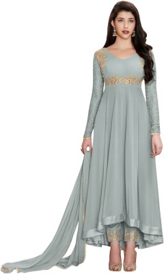 Ethnic Yard Anarkali Gown(Grey)