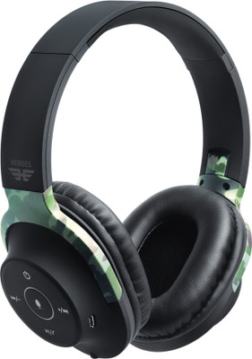 SoundLogic Heroes Edition AER Headphone Bluetooth Headset  (Camo, On the Ear)