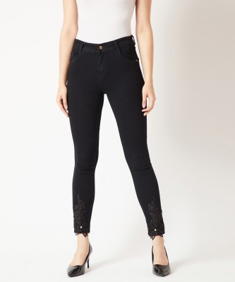 Miss Chase Slim Women Black Jeans