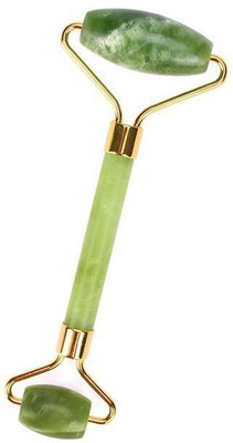 ATTUNE SL SKINN AND YOU Jade Roller with authenticity Certificate Jade Roller for face and neck Massager(Green)
