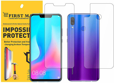 FIRST MART Front and Back Screen Guard for Huawei Nova 3, Honor Nova 3(Pack of 1)