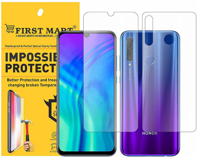 FIRST MART Front and Back Screen Guard for Huawei Honor 20i, Honor 20i(Pack of 2)