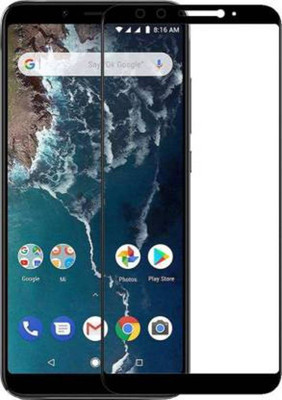 EASYBIZZ Edge To Edge Tempered Glass for Mi A2(Pack of 1)