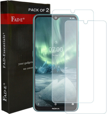 FAD-E Tempered Glass Guard for Nokia 7.2(Pack of 2)
