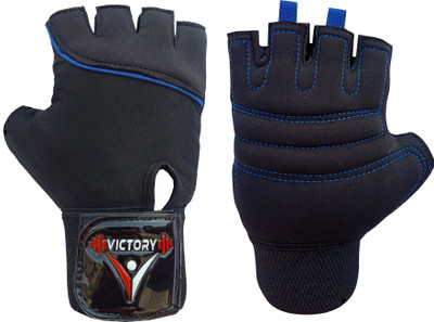VICTORY NEO - 03 SKIN FIT Gym & Fitness Gloves(Blue)